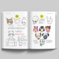 Comics Beginner's Guide Korean Painter Rinotuna Basic Course of Anime Handdrawn Art Painting Book. 