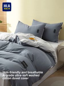 HLA | Cotton Bed Sheet Set For Single Bed All Seasons
