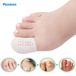 Pexmen 2/4/10Pcs Gel Big Toe Protectors Soft Toe Caps Toe Covers for Corns Blisters Calluses Blisters and Ingrown Toenails