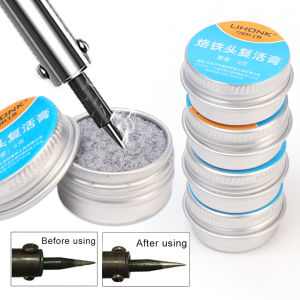 1/3/5Pcs Soldering Iron Tip Tinner Activator Removing Oxidation Cleaning Cream Activator Welding Iron Tip Cleaner Lead