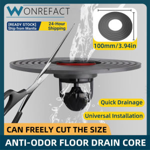 Iwas Ipis Floor Drain Core Cuttable Large Panel Magnetic Levitation Sewer Pipe Seal Anti-Odor Plug Rapid Drainage Trap