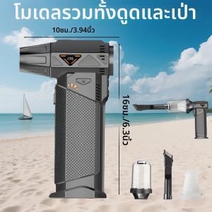 JKUOO พัดลมเทอร์โบ - มอเตอร์ไร้แปรงถ่าน 53 เมตร/วินาที 260g Downforce ฟังก์ชั่นคู่ดูดเป่าสําหรับทําความสะอาดรถยนต์ & ตั้งแคมป์กลางแจ้งความเร็วแบบไม่มีขั้นตอน