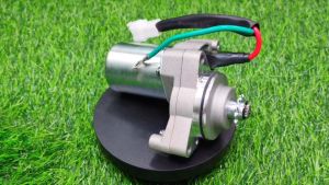 มอเตอร์สตาร์ท ไดร์สตาร์ท พร้อมเฟืองสตาร์ท สายไฟมอเเตอร์ Honda ดรีมคูรูสภา wave100s wave110s atv ไทเกอร์ Lifan dream100 ดรีม99