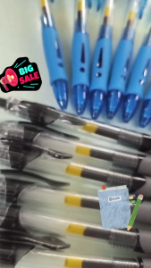 Gel Ink Pen 0.5mm Black / Blue Pen Dakwat Gel 0.5mm Hitam /Biru