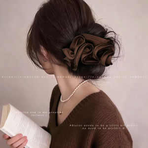 NING ZHOU | Red Satin Ribbon Hair Ties