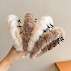 ผู้หญิงตุ๊กตาผ้าคาดศีรษะใหม่ระดับไฮเอนด์ฤดูใบไม้ร่วงฤดูหนาวลื่นทำความสะอาดผิวหน้า