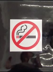 Safety Signage . No Smoking Signs