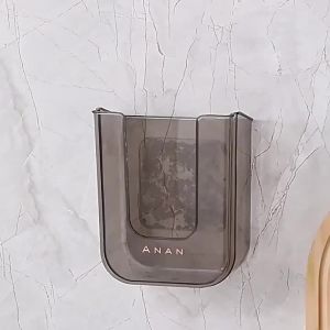 Hộp Đựng Khăn Giấy Treo Tường Không Cần Khoan Hộp Đựng Khăn Ướt Có Lỗ Mở Lớn Chất Liệu Nhựa Chịu Lực Mạnh