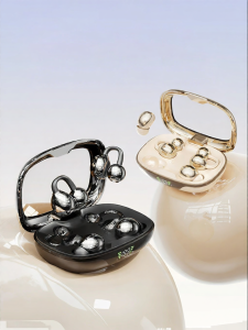 Jieyang | 2 in 1 Clip-on Bluetooth Headphones Long Battery Life
