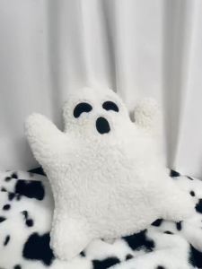 20cm/30cm Cute Ghost Halloween Plush Toy Halloween Party Toys Spooky Atmosphere Kawaii Collectible Gift for Kids Home Decor