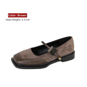 MIFEI | Versatile Flat Square Toe Shoes Women 43