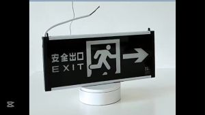 AC220V Low-Voltage Safety Exit Emergency Indicator Light Evacuation Channel Fire Protection Signage