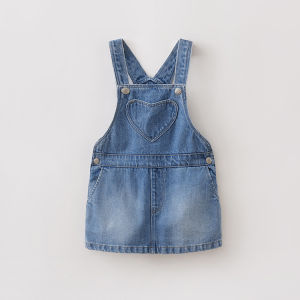 Marc&Janie | Heart Design Soft Cotton Denim Dress