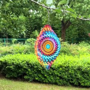 1 Chiếc Cầu Vồng Kiểu Đường Hầm Bằng Kim Loại Máy Quay Gió 3D Cối Xay Gió Chuông Gió Cho Sân Vườn Hiên Nhà Sáng Tạo Treo Ngoài Trời Trang Trí Ngày Của Mẹ Sinh Nhật Quà Tặng Tân Gia