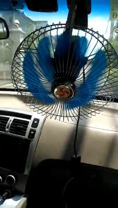 12/24V 6/8 นิ้วมินิฤดูร้อน รถ เสียงรบกวนต่ำเครื่องปรับอากาศคลิปหมุนได้พัดลมระบายความร้อน จัดส่งจากประเทศไทย