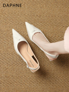 Daphne | Elegant Sharp Toe Fine Heel Easy Wearing Open Back High Heels