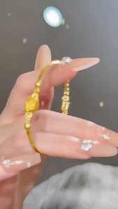 Gelang Rantai Kepala Kucing Lucu Gelang Adjustable Anak Dan Dewasa