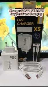 Charger POC0 X5 240W Dengan Pengisian Cepat