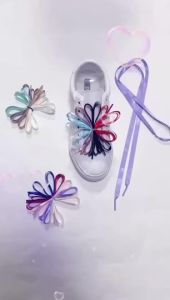Silk Shoe laces Satin Ribbon Flat Shoelaces Women Sneakers Shoelace Boots laces for shoes Length 80CM 100CM 120CM 150CM