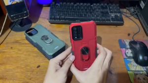 Casing HP Untuk Infinix Smart 7: Case Robot Hit Eye & Whit Ring Transformer Phantom Hybrit Armor