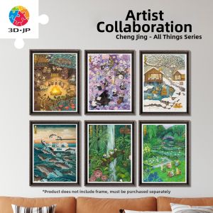 3D-JP | Relaxing Adult Plastic Jigsaw Puzzle 1200 Pieces