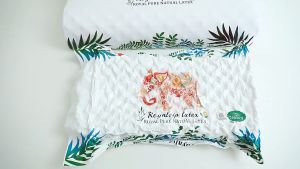 Original Orthopedic Latex Pillow Memory Foam Pillow Adult No Odor Sleeping Cervical Health Slow Rebound Wave Latex Particles Christmas gift Neck Healthcare Upscale Birthday Gift Pillow