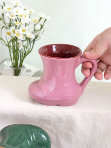 น่ารัก ถ้วยกาแฟเซรามิคแก้วน้ำเด็กผู้หญิงอาหารเช้าถ้วยนมสำนักงานใช้บ้านสร้างสรรค์ ดีไซน์ การ์ตูน อะนิเมะพิมพ์สุภาพสตรีถ้วย