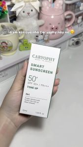 Kem Chống Nắng Caryophy Smart Sunscreen Tone Up Nâng Tông Dưỡng Sáng Ngăn Mụn Hàn Quốc 50ml