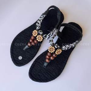 Plain Boho Sandals for Women | Bohemian Slippers