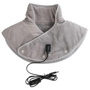 Electric Heating Shoulder Neck Pad Cervical Wrap Three Gear Thermal Compress Massager Vibration Shawl Warm Back Tool Relax Brace