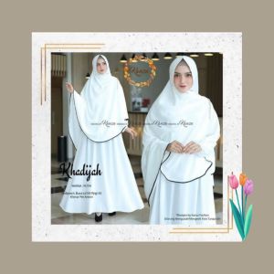 monogram.co | TERLARIS GAMIS SET MOSCREPE KHADIJAH SYARI + HIJAB (M L XL XXL XXXL)