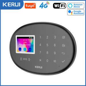 KERUI | New KERUI W204 Alarm System For Home WiFi 4G GSM Alarm Burglar Security 433MHz Wireless Siren Tuya Smart Motion Detector Sensor