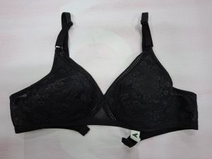 AVON LAUREN NON-WIRE LACE BRA (DARK SKINTONE/BLACK)