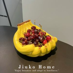 Thùng Đựng Trái Cây Bằng Gốm Hiện Đại Đơn Giản Để Bàn Phòng Khách Nhà Hàng Dùng Để Đựng Trái Cây Khô Hình Trái Cây