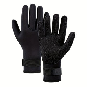3mm Diving Gloves Neoprene Warm and Cold-Resistant Non-Slip Wear-Resistant Mens and Womens Fishing Gloves
