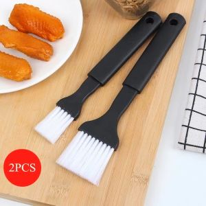 Barbecue Brush 2024 Heat Resistant Pastry Brush BBQ Brush Basting Cooking Tool Nylon Basting Brush BBQ Grill Oil Sauce Brush Plastic Handle Pastry Butter Bread Brush BBQ Kitchen Accessories