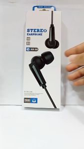 Handsfree Headset + Mic AB-08 Stereo Earphone Sound Extra Bass