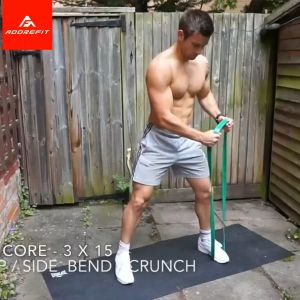 AdoreFit Resistance Band Exercise Bands: 100% Natural Latex Assist Power Bands for Fitness Workout