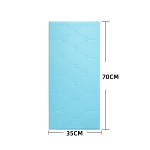 3D Wall Sticker Self-adhesive Wallpaper Tatami Anti-collision Wall Pad Childrens Bedroom Living Room Soft Foam Pad Home Decor