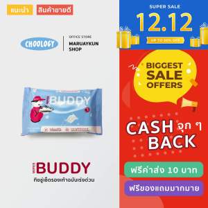 ทิชชู่เช็ดรองเท้าสะอาด  WIPESBUDDY (1 ซอง )