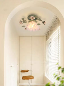 MEIYUAN | French Cottage Style Corridor Light Lillies Design