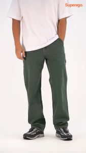 Superego Celana Carpenter Denim Jeans Panjang Utility Standar Olive Green CPS02B