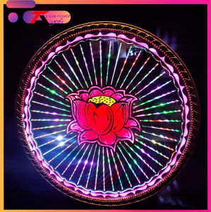 Hào quang tương phật quang âm - biểu tượng cho ánh sáng trí tuệ của Ngài luôn soi rọi cho thế gian