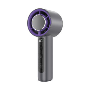 Vxdoirk Portable Hand Fan 100 Wind Speeds Mini Bladeless Handheld Fan USB Rechargeable Personal Fans Electric Eyelash Fan