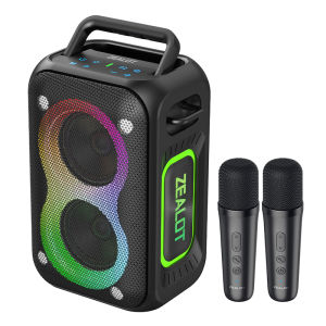 Zealot | Loa Bluetooth Di Động ZEALOT-PT02 60W Với 2 Micro Đèn RGB Pin 8000mAh Âm Thanh Hi-Fi Chống Nước Loa Không Dây Dùng Cho Tiệc Tùng