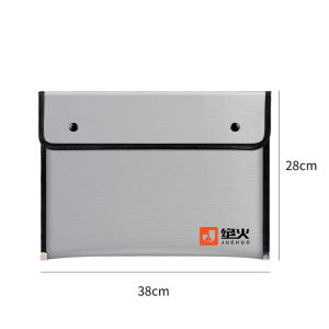 Thickened Fireproof Document Bag Commercial Household Data Archive Sealed Waterproof Moisture Proof High Temperature Resistant A4 Fire Bag