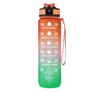 1 Pcs 32OZ BPA Free Tritan Water Bottle Kids Children Travel Sports Water Bottle 1L Reusable Thermal Plastic Drinking Bottle