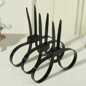 MGTECH 10PCS Zip Tie Handcuffs Heavy Duty Nylon Zip Cuffs Plastic Law Enforcement Double Flex Cuffs 27.5" 250-lb