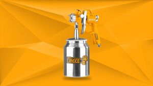 Air Spray Gun Tabung Bawah 1000ml INGCO ASG3101 Paint Semprot Cat Pneumatic cc