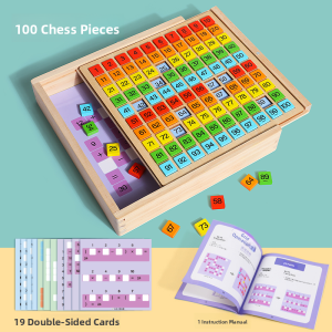 MWZ | Montessori Educational Hundred Board 1-100 Addition and Subtraction Toy